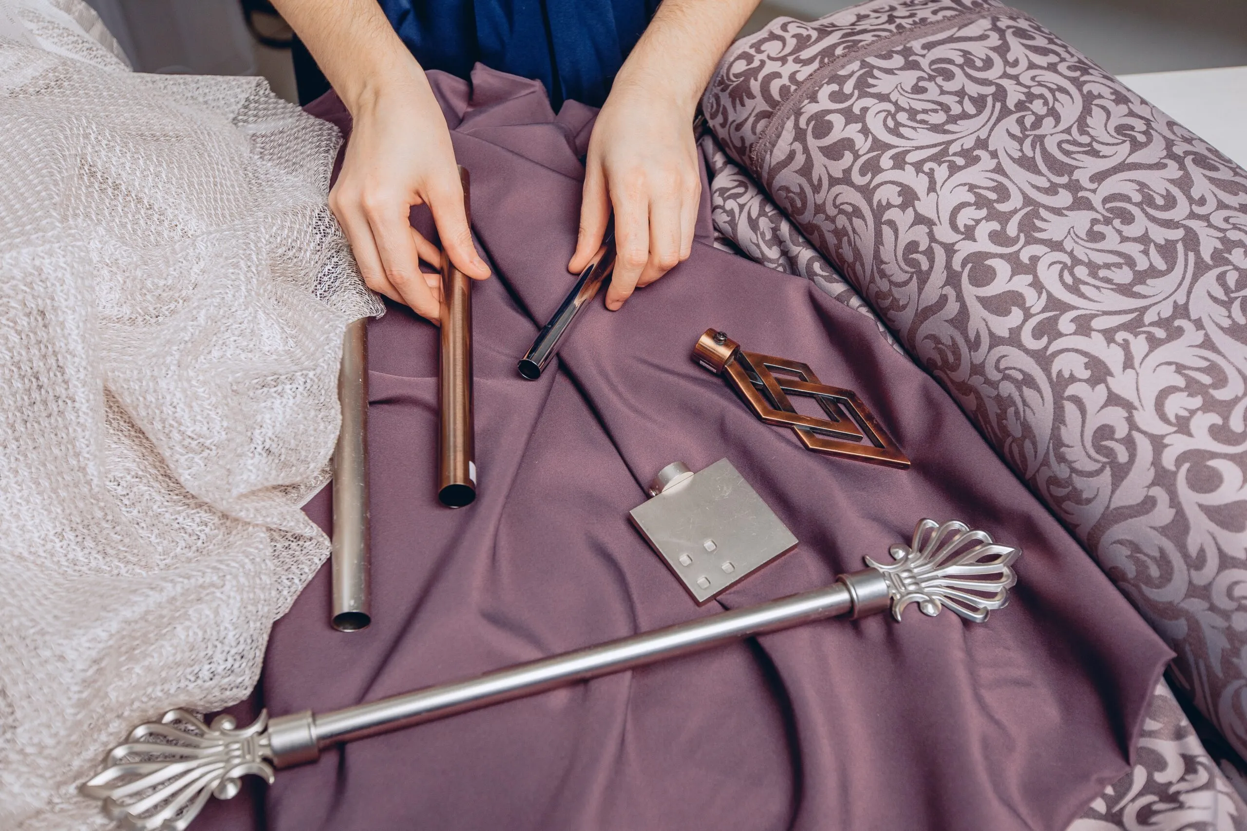 Curtain making process